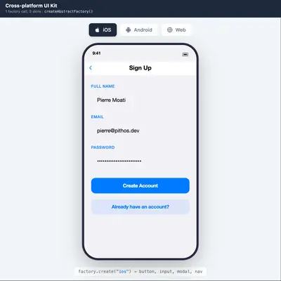 Abstract Factory demo